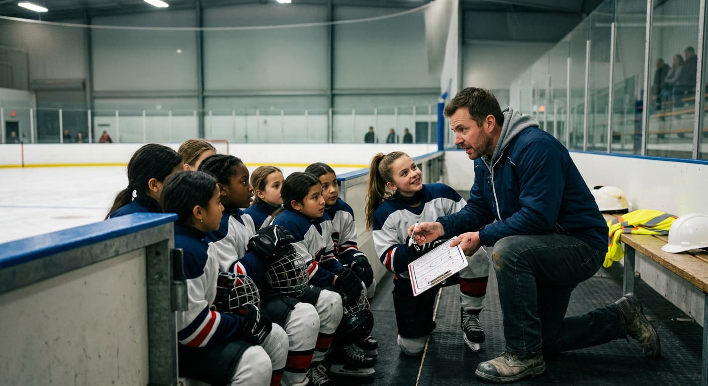 Contractor at job site